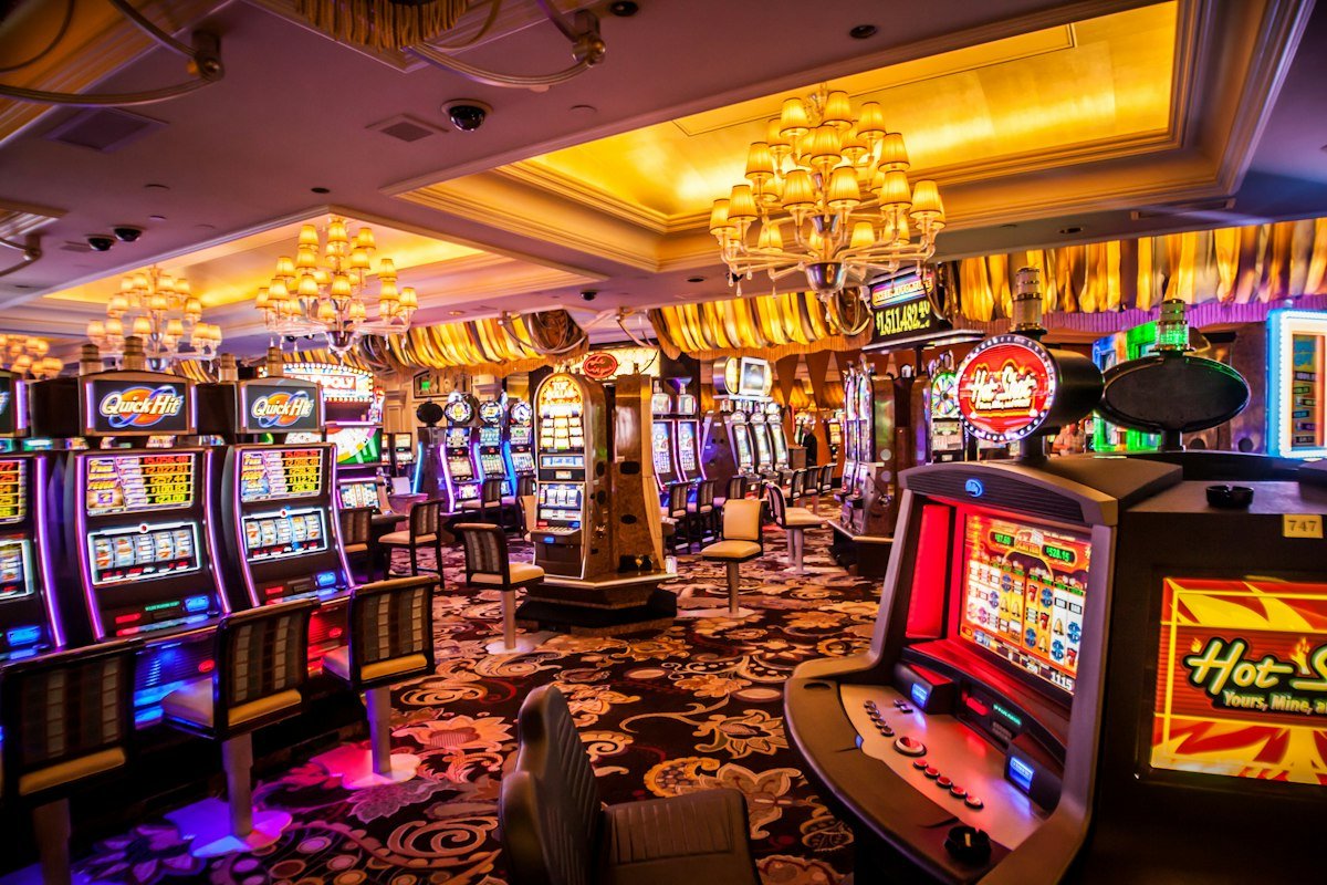 Machines à sous dans un casino de Las Vegas