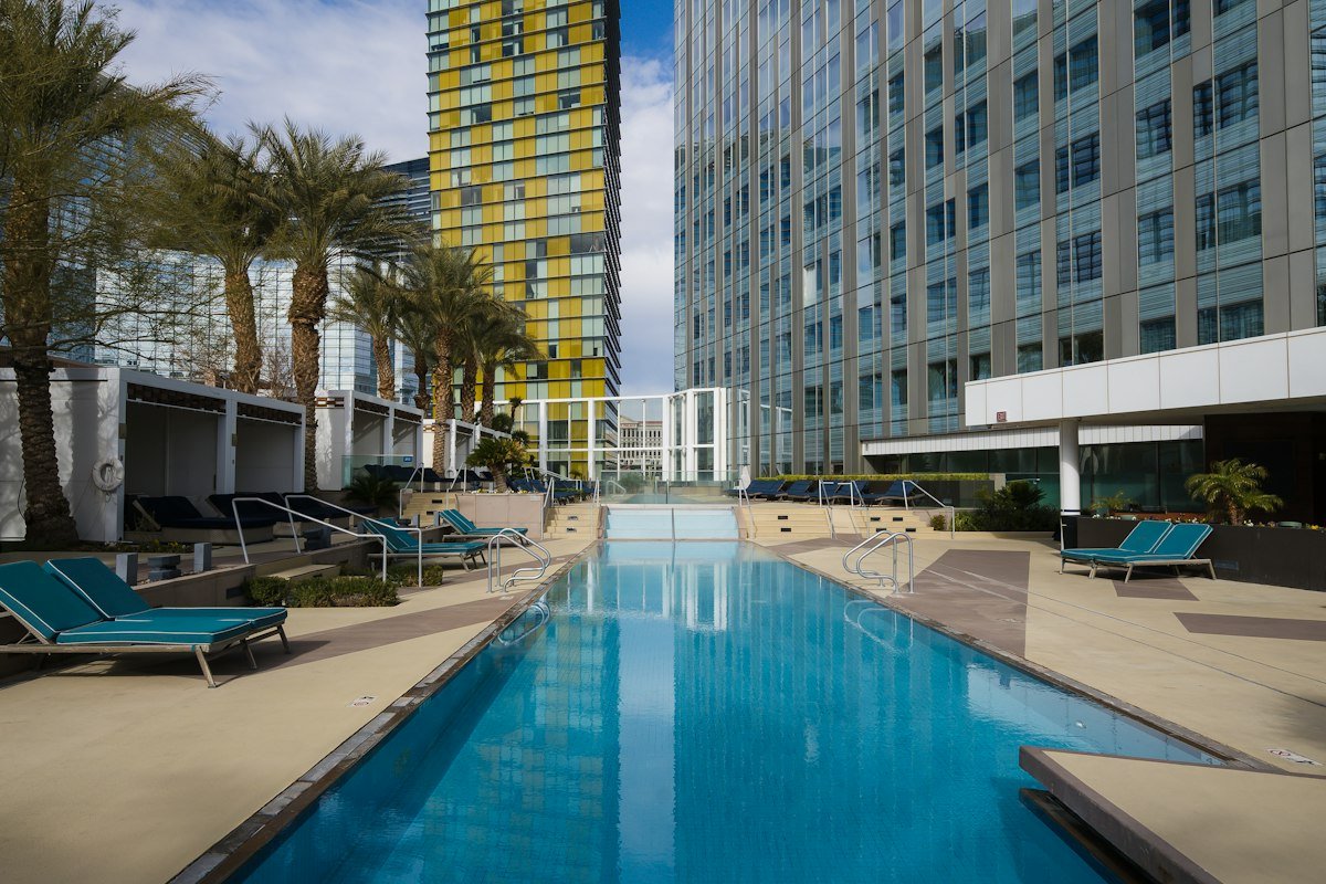 Piscine d’un hôtel de Las Vegas