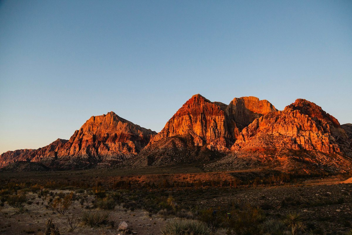 Les falaises de Red Rock Canyon près de Las Vegas